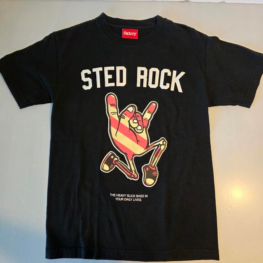 Factory sted rock‎ black t shirt